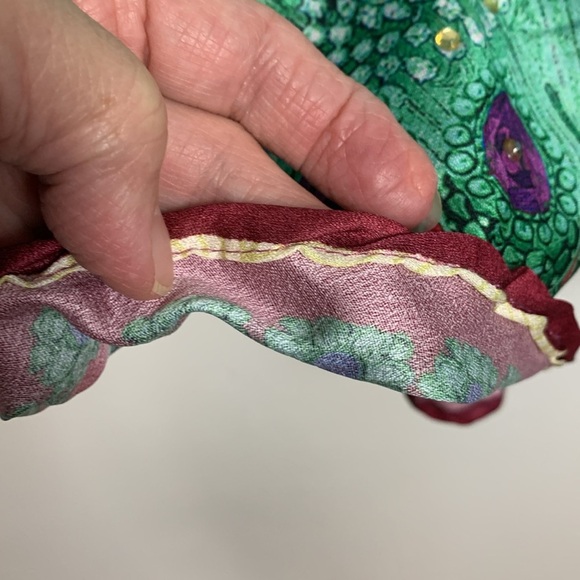 Celina Lightweight Dress, 100% Polyester, Jewel Tones, Crystals, One Size - Picture 7 of 7